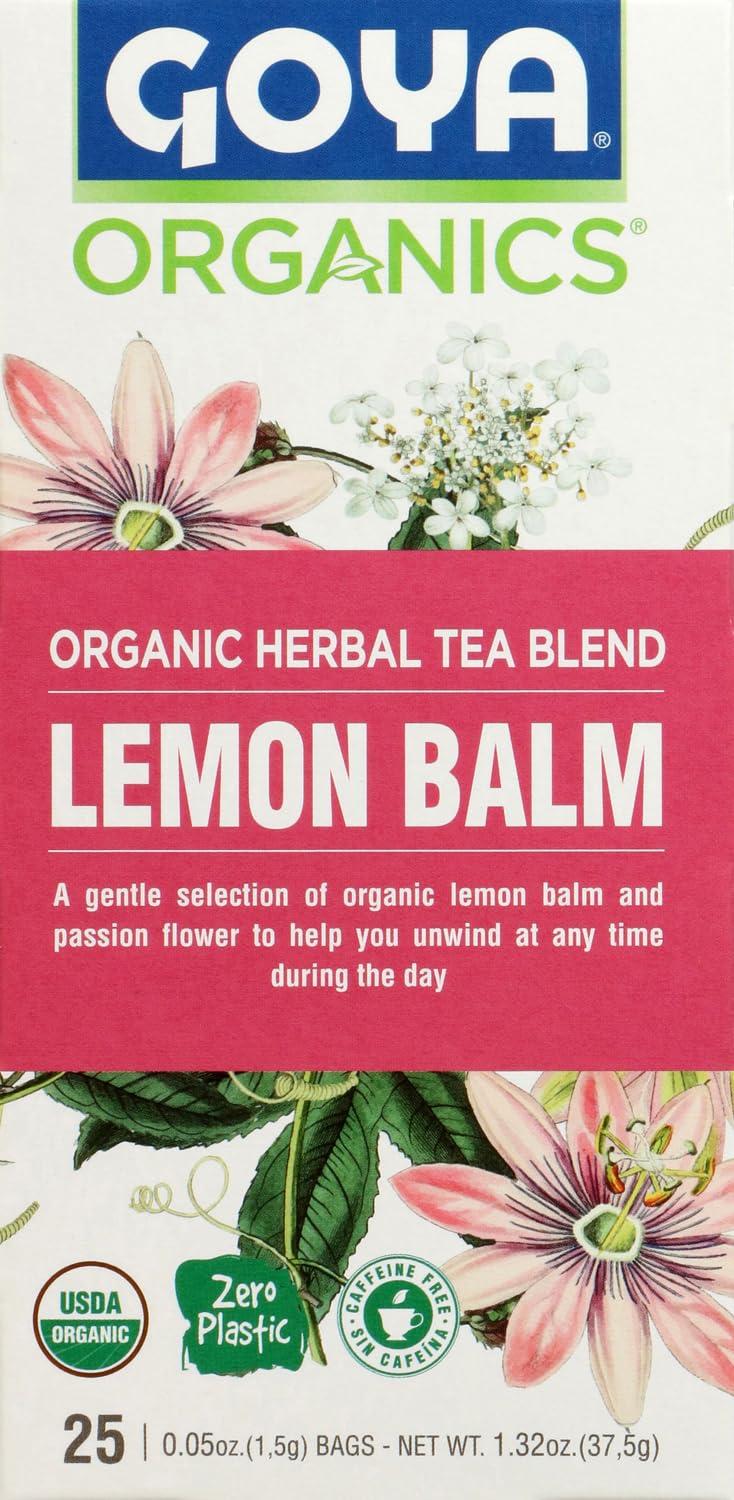 image:imageGoya Organic Herbal Mediterranean Tea Blend 25 Bags Pack of 12Lemon