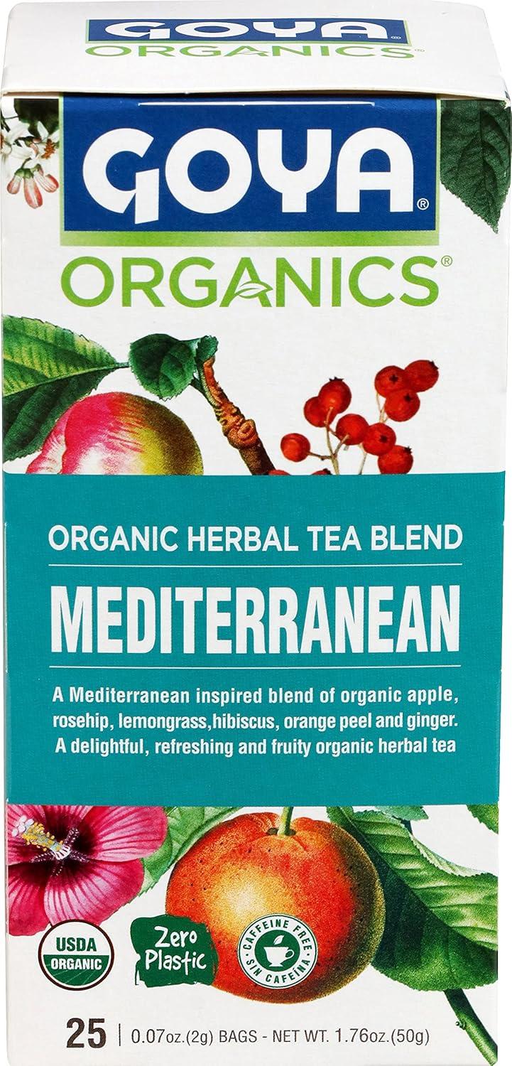 image:imageGoya Organic Herbal Mediterranean Tea Blend 25 Bags Pack of 12Mediterranean
