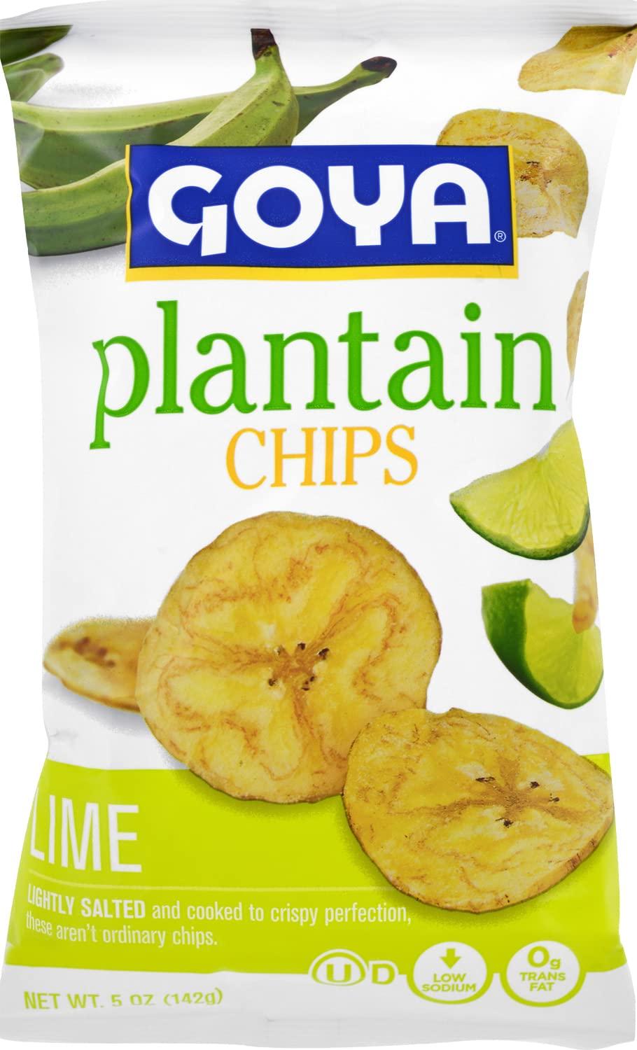image:imageGoya Plantain Chips Hot amp Spicy 5 Ounce Pack of 12 Seasoned with a Kick Great for dipping in Salsas and GuacamoleLime