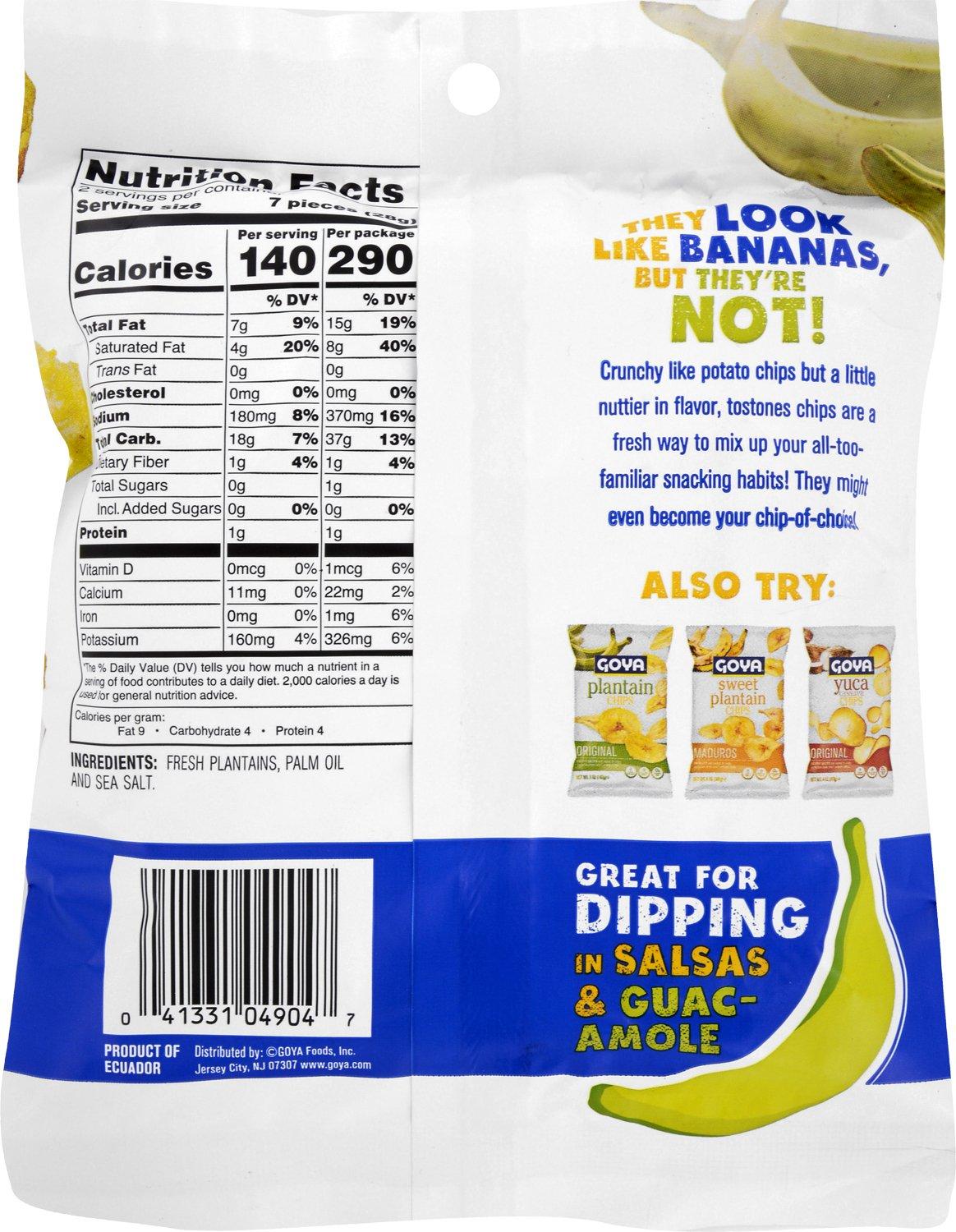 image:imageGoya Plantain Chips Hot amp Spicy 5 Ounce Pack of 12 Seasoned with a Kick Great for dipping in Salsas and GuacamoleOriginal