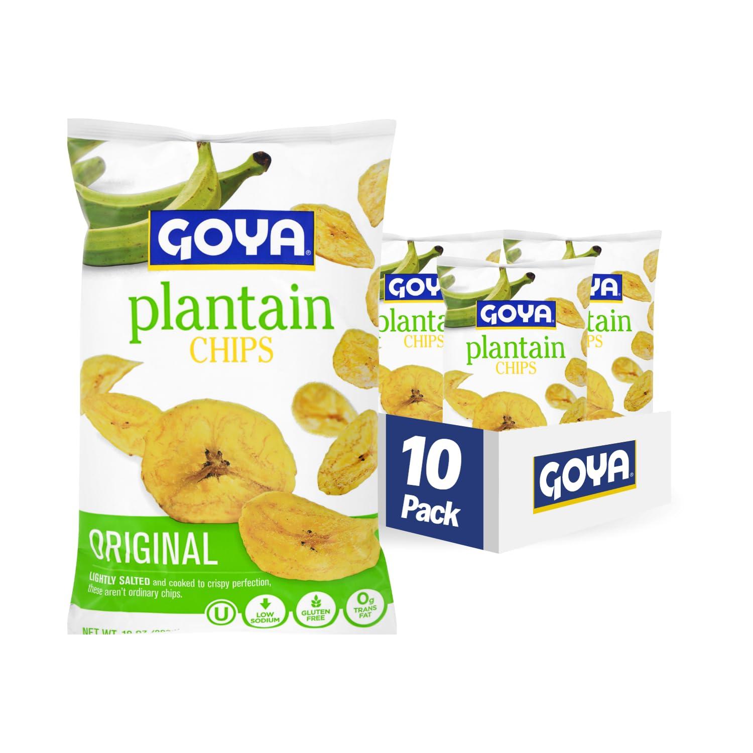 image:imageGoya Plantain Chips Hot amp Spicy 5 Ounce Pack of 12 Seasoned with a Kick Great for dipping in Salsas and GuacamoleOriginal