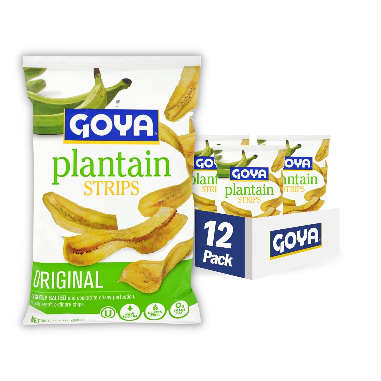 image:imageGoya Plantain Chips Hot amp Spicy 5 Ounce Pack of 12 Seasoned with a Kick Great for dipping in Salsas and GuacamoleOriginal