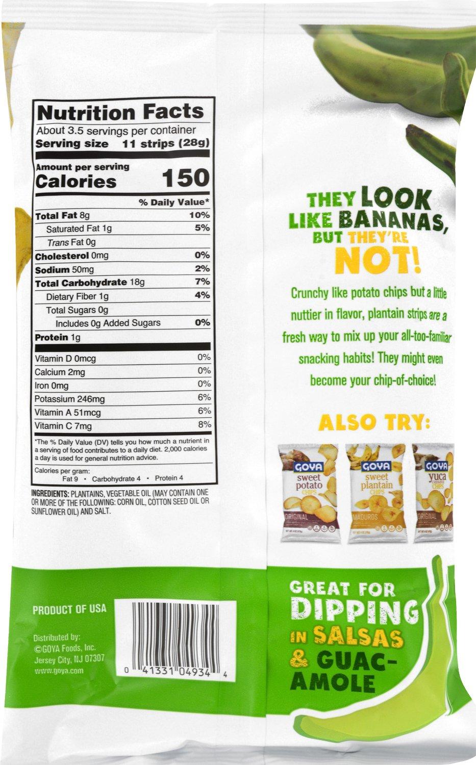 image:imageGoya Plantain Chips Hot amp Spicy 5 Ounce Pack of 12 Seasoned with a Kick Great for dipping in Salsas and GuacamoleOriginal