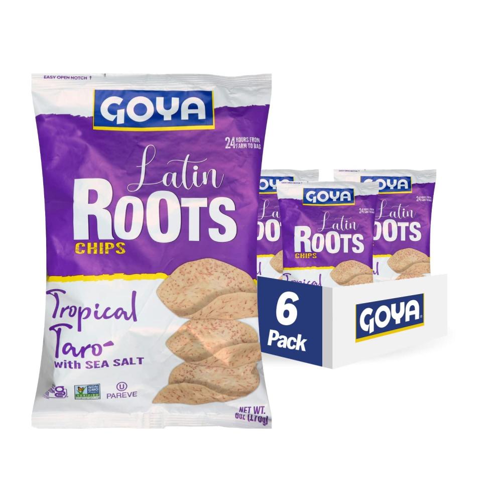 image:imageGoya Exotic Blend With Sea Salt Latin Roots Chips 6 Ounce Pack of 6Taro