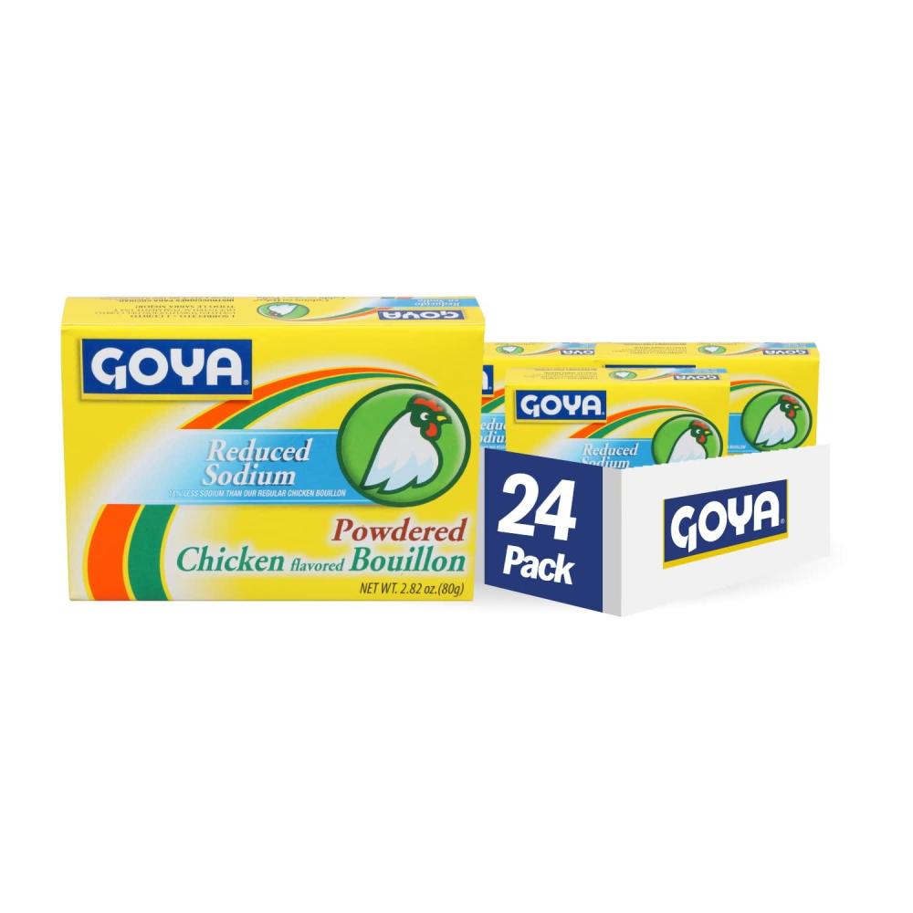 image:imageGoya Foods Chicken Bouillon Reduced Sodium 282 Ounce Pack of 24Chicken
