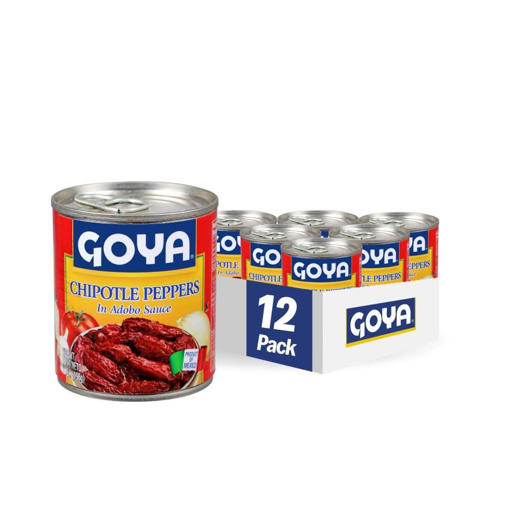image:imageGoya Foods Chipotle Peppers in Adobo Sauce 7 Ounce Pack of 12SmokySmoked Adobo