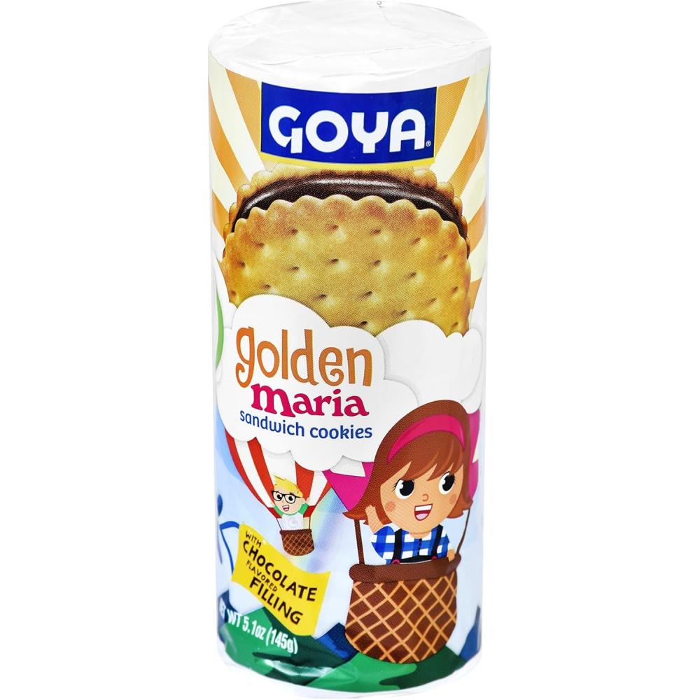 image:imageGoya Foods Golden Maria Sandwich Cookies 510 Ounce Pack of 8Chocolate