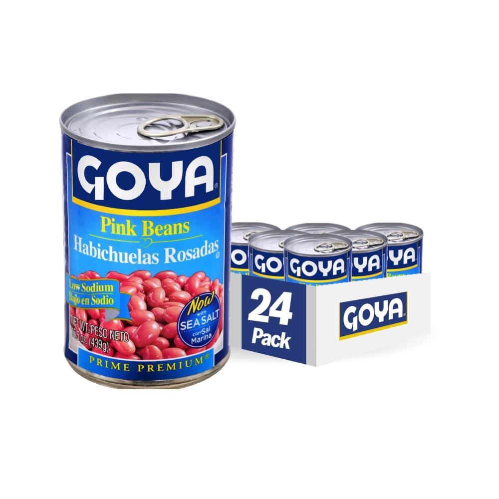 image:imageGoya Foods Low Sodium Pink Beans 155 Ounce Pack of 24155 Ounce