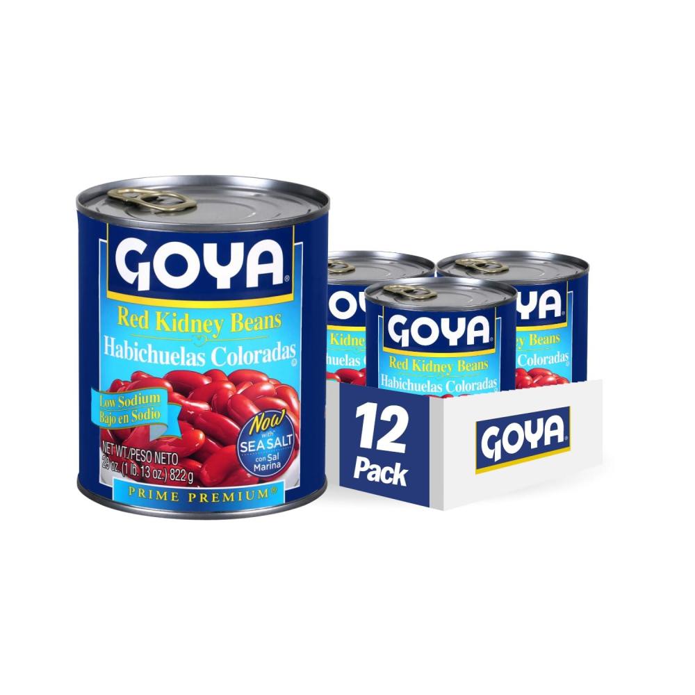 image:imageGoya Foods Low Sodium Red Kidney Beans 29 Ounce Pack of 1229 Ounce