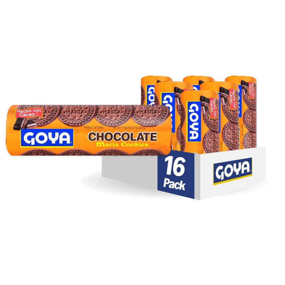 image:imageGoya Foods Maria Cookies Chocolate 7 Ounce Pack of 16