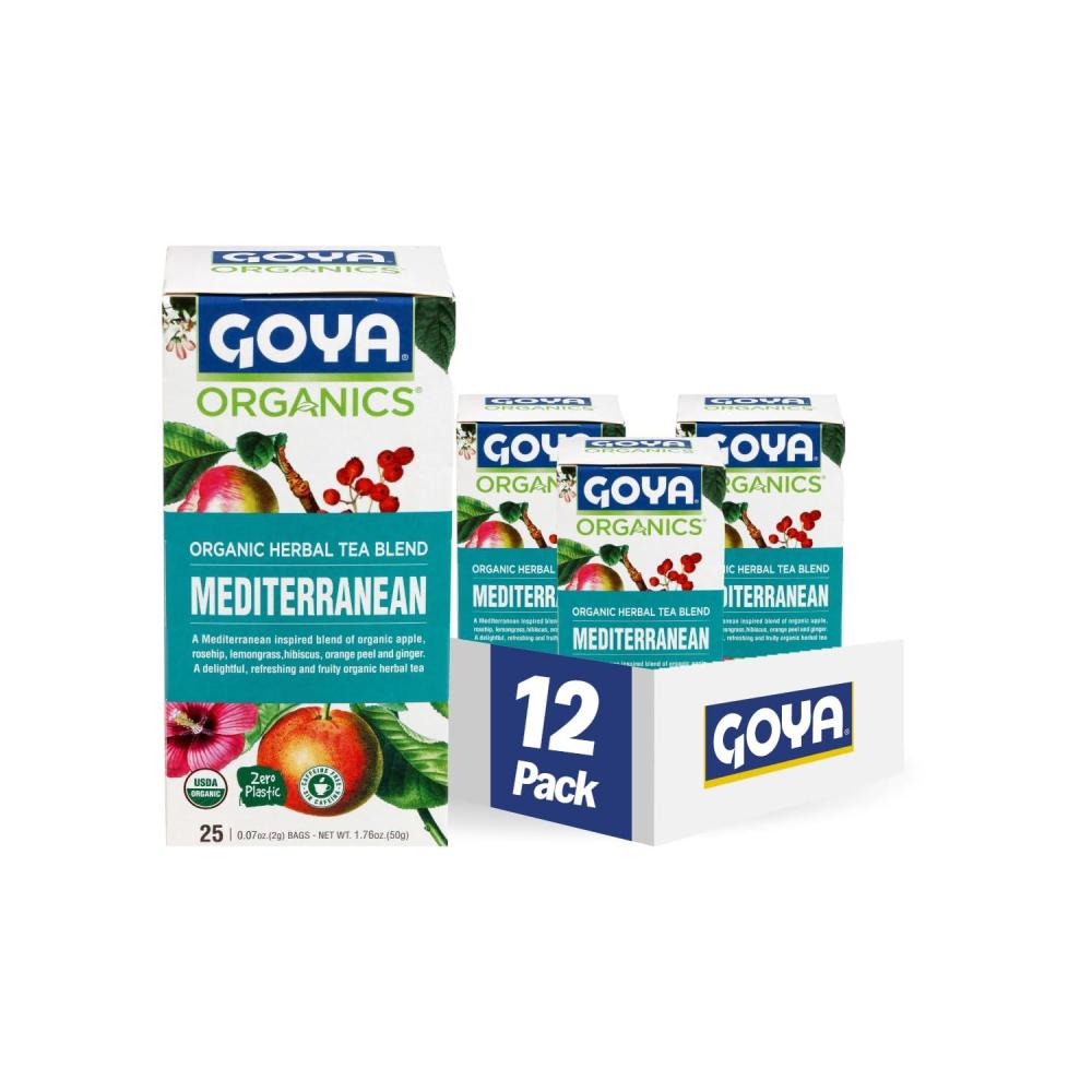 image:imageGoya Organic Herbal Mediterranean Tea Blend 25 Bags Pack of 12Mediterranean