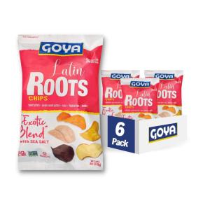 image:imageGoya Exotic Blend With Sea Salt Latin Roots Chips 6 Ounce Pack of 6Exotic Blend