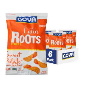 image:imageGoya Exotic Blend With Sea Salt Latin Roots Chips 6 Ounce Pack of 6Sweet Potato with Sea Salt
