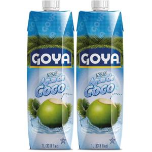 image:imageGoya Foods 100 Pure Coconut Water 3379 Ounce338 Fl Oz Pack of 2