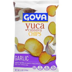image:imageGoya Foods Cassava Yuca Chips 4 Ounce Pack of 12Garlic