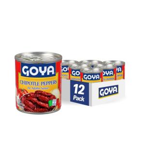 image:imageGoya Foods Chipotle Peppers in Adobo Sauce 7 Ounce Pack of 12SmokySmoked Adobo