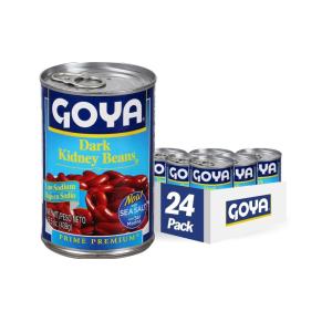 image:imageGoya Foods Low Sodium Dark Red Kidney Beans 155 Ounce Pack of 24155Ounce