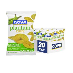 image:imageGoya Foods Plantain Chips Original 2 Ounce Pack of 20Original