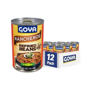 image:imageGoya Foods Refried Pinto Beans Reduced Sodium 16 Ounce Pack of 12Pinto Rancheros