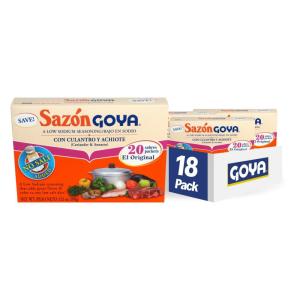 image:imageGoya Foods Sazn Seasoning with Coriander amp Annatto No Salt Added 352 Ounce Pack of 18352 Ounce Pack of 18
