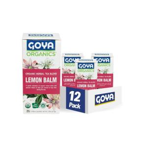 image:imageGoya Organic Herbal Mediterranean Tea Blend 25 Bags Pack of 12Lemon