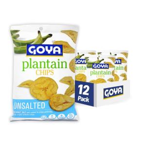 image:imageGoya Plantain Chips Hot amp Spicy 5 Ounce Pack of 12  Seasoned with a Kick  Great for dipping in Salsas and GuacamoleUnsalted