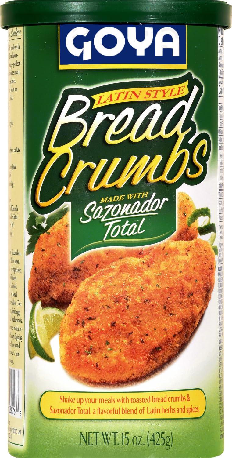 image:imageGoya Foods Bread Crumbs with Sazonador Total 15 Ounce Pack of 12