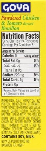 image:imageGoya Foods Chicken amp Tomato Bouillon Powdered 225 Ounce Pack of 24225 Ounce Pack of 24