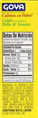 image:imageGoya Foods Chicken amp Tomato Bouillon Powdered 225 Ounce Pack of 24225 Ounce Pack of 24