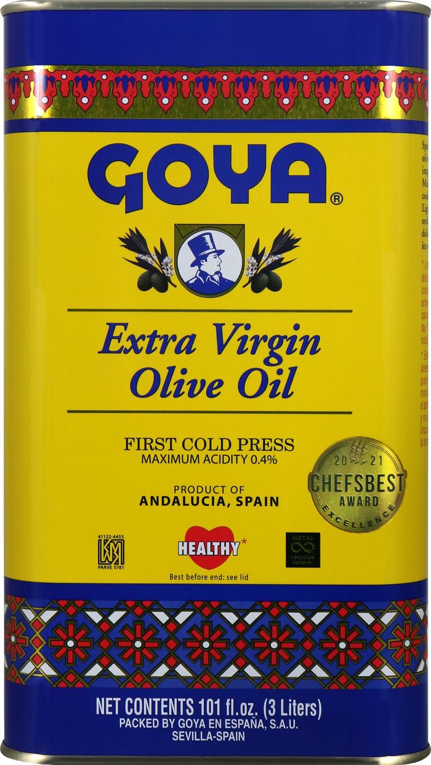 image:imageGoya Foods Extra Virgin Olive Oil Tin 3 Liter Pack of 3