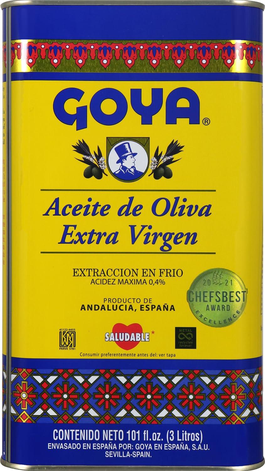 image:imageGoya Foods Extra Virgin Olive Oil Tin 3 Liter Pack of 3