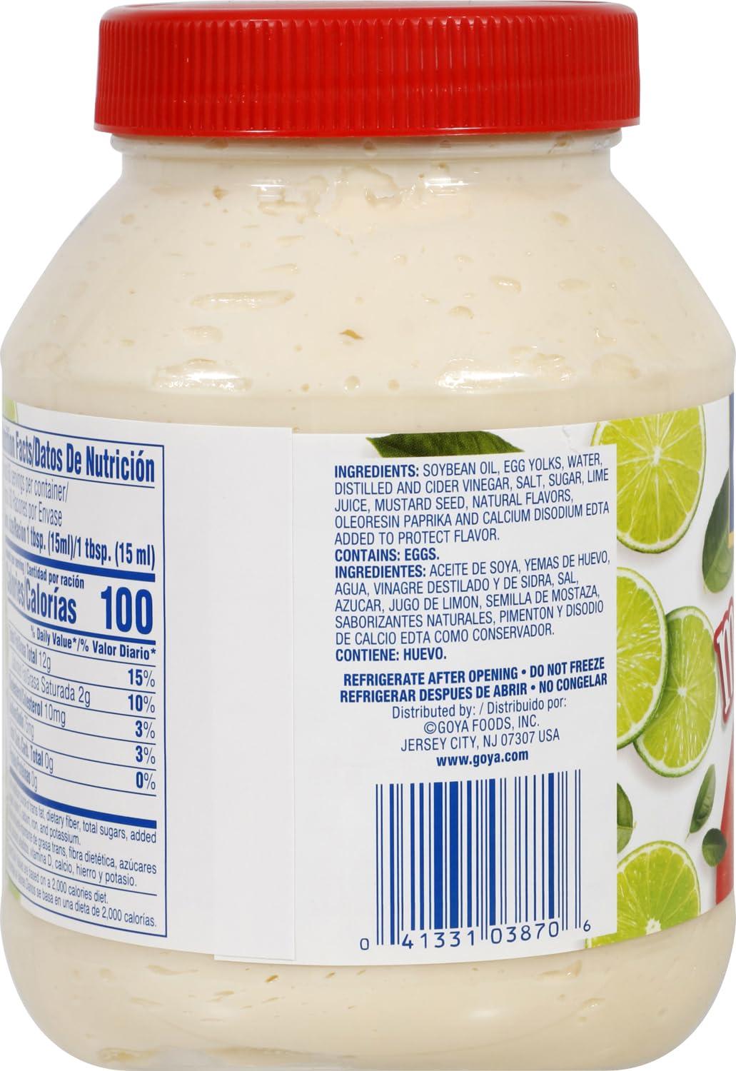 image:imageGoya Foods Mayonnaise with Lime 30 Ounce Pack of 1230 Ounce Pack of 12