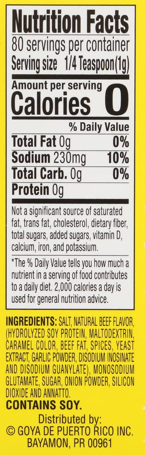 image:imageGoya Foods Powdered Beef Bouillion 282 Ounce Pack of 24Beef