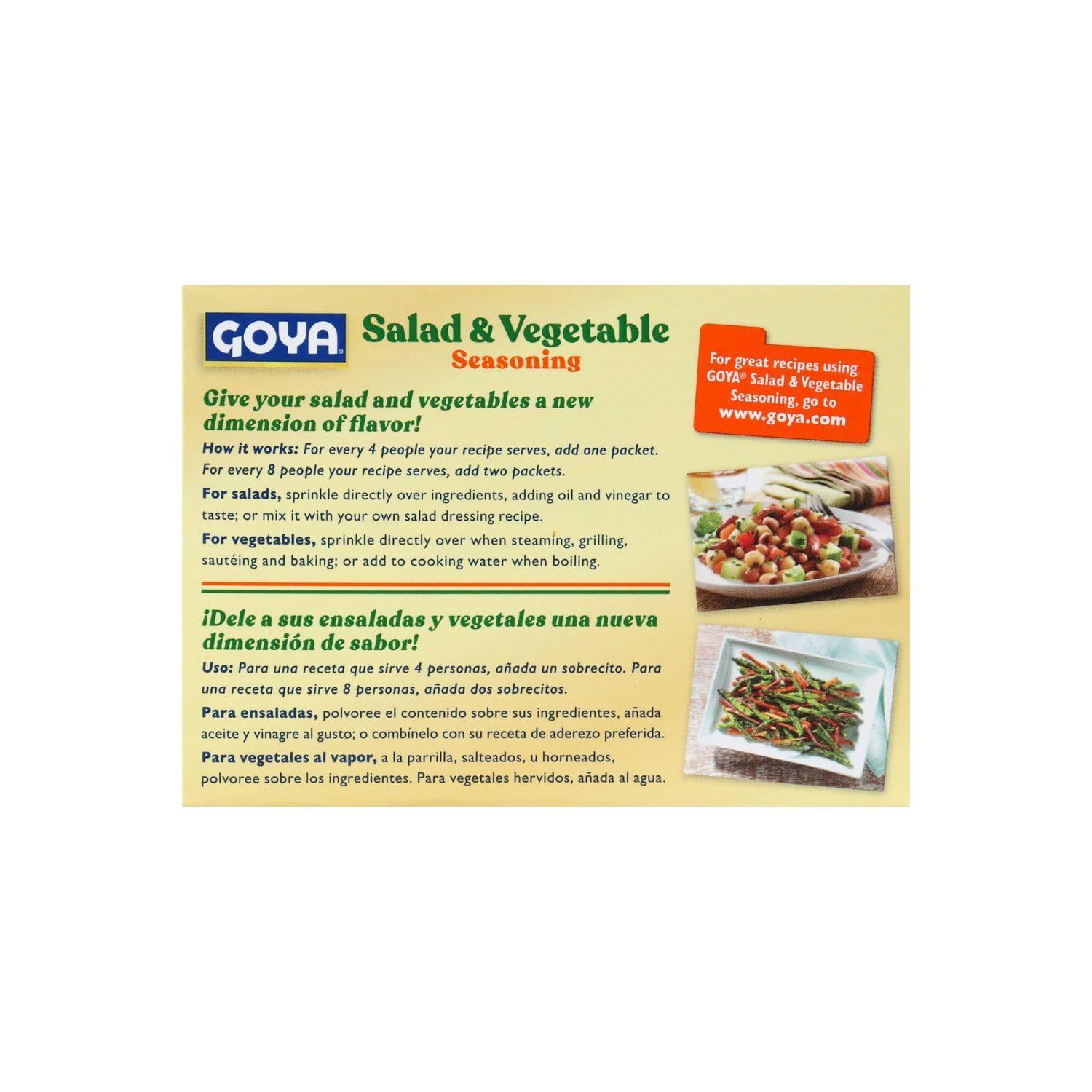 image:imageGoya Foods Salad and Vegetable Seasoning 141 Ounce Pack of 24141 Ounce Pack of 24