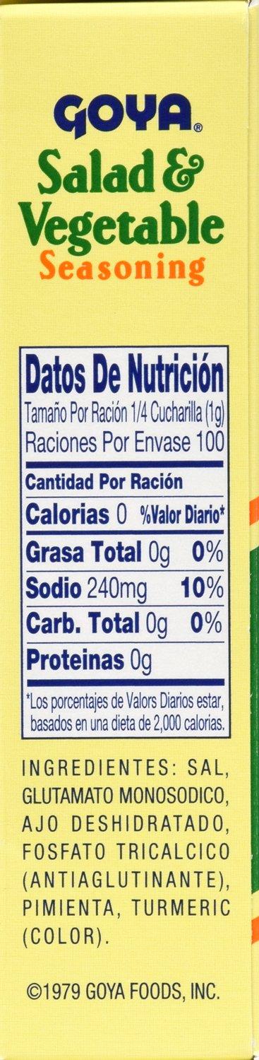 image:imageGoya Foods Salad and Vegetable Seasoning 141 Ounce Pack of 24352 Ounce Pack of 18