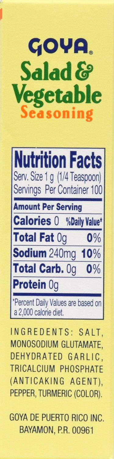 image:imageGoya Foods Salad and Vegetable Seasoning 141 Ounce Pack of 24352 Ounce Pack of 18