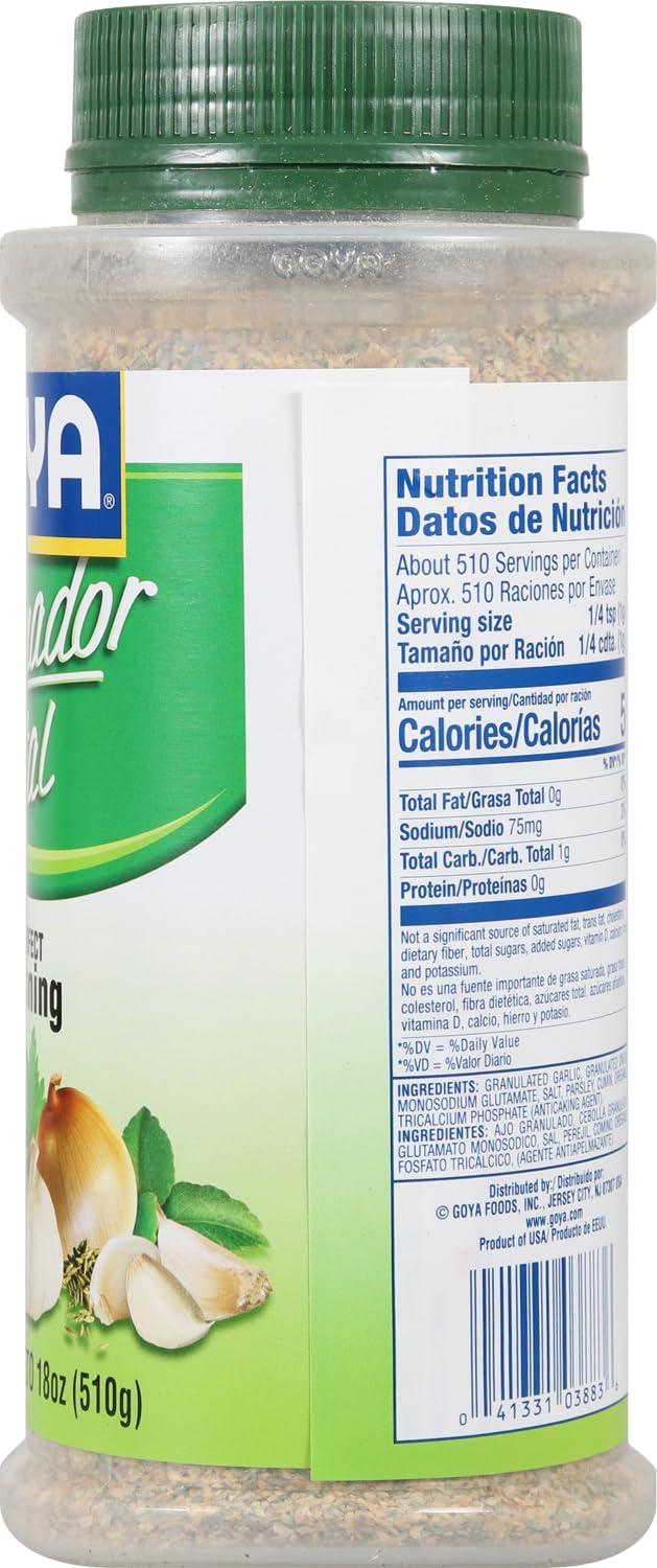 image:imageGoya Foods Sazonador Total Seasoning 18 Ounce Pack of 1218 Ounce Pack of 12