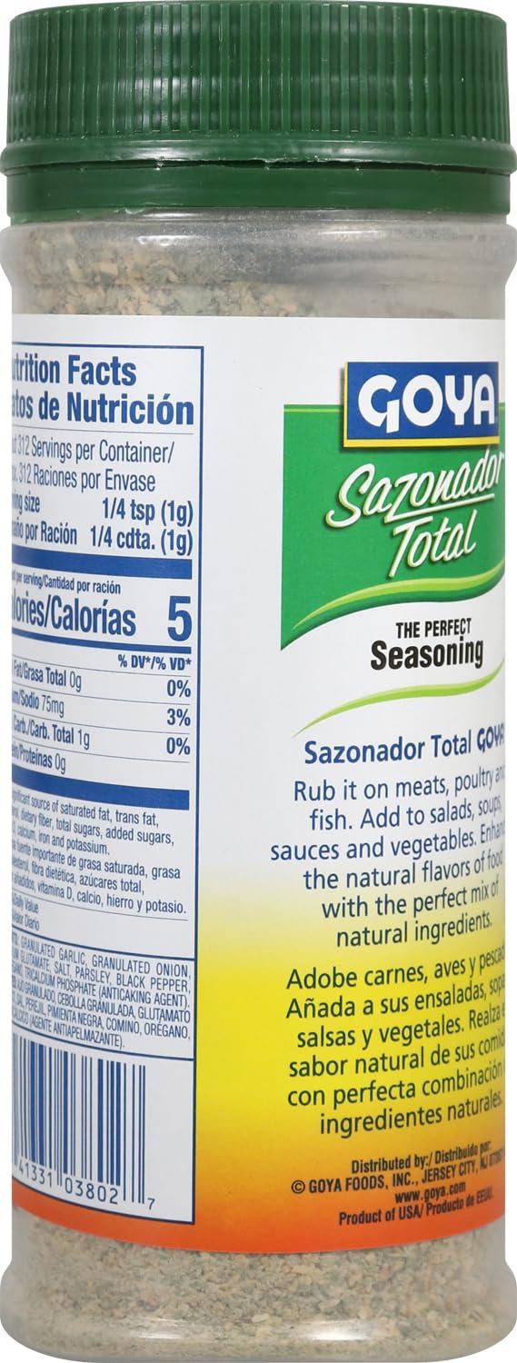 image:imageGoya Foods Sazonador Total Seasoning with Pepper 11 Ounce Pack of 12