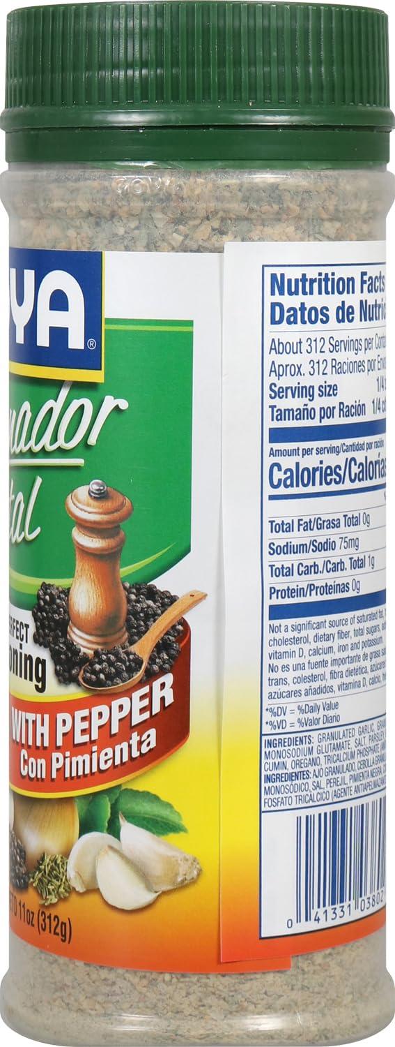 image:imageGoya Foods Sazonador Total Seasoning with Pepper 11 Ounce Pack of 12