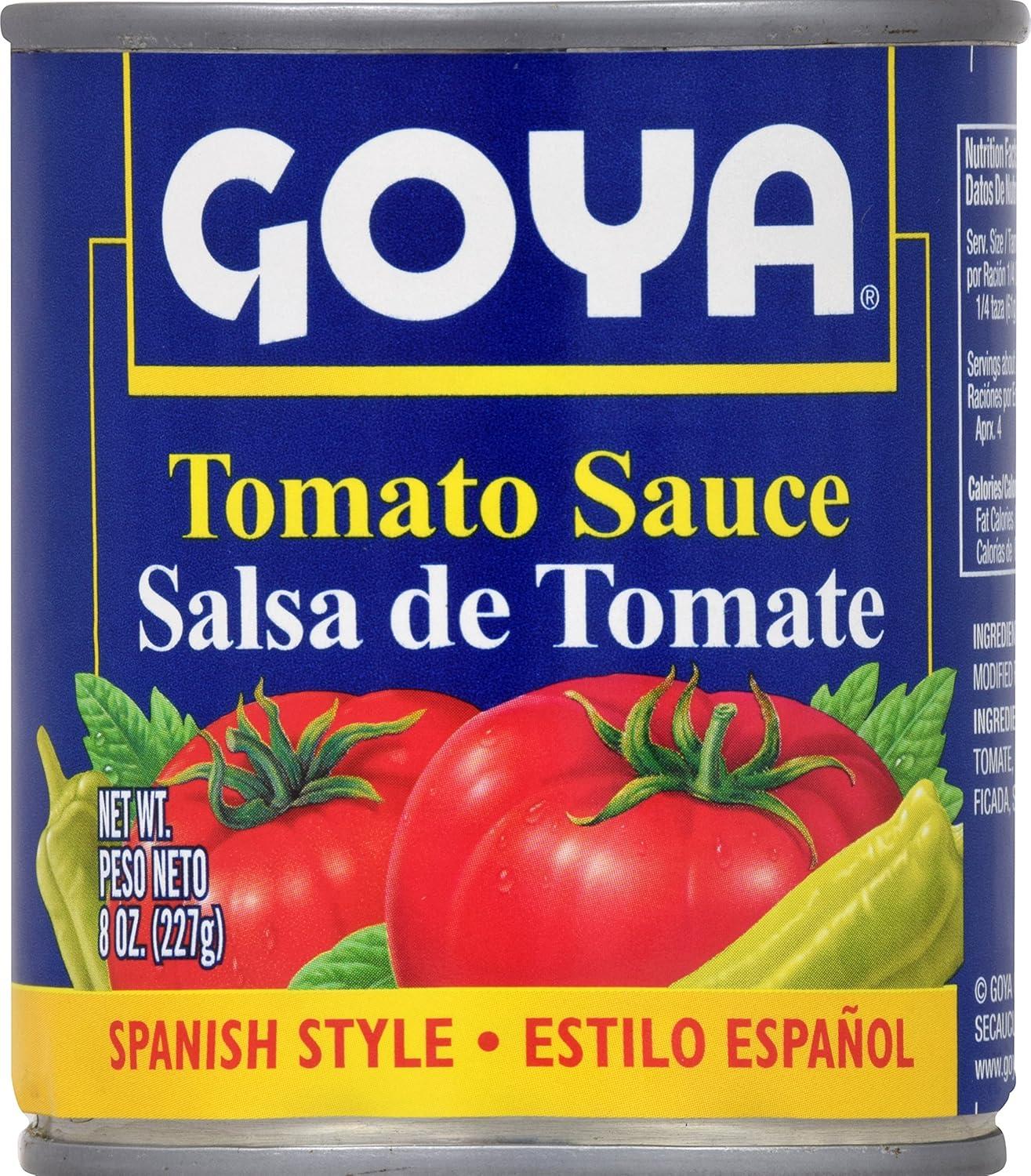 image:imageGoya Foods Seasoned Tomato Sauce Hot 8 Ounce Pack of 48Tomato