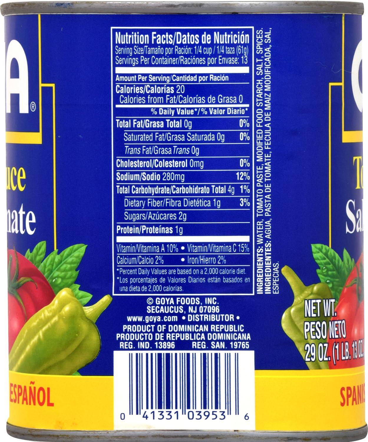 image:imageGoya Foods Tomato Sauce Spanish Style 181 Pound Pack of 12181 Pound Pack of 12