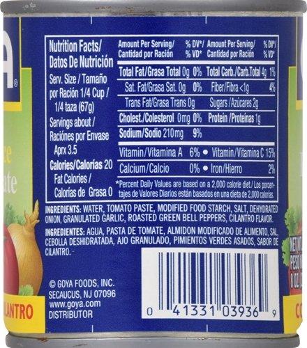 image:imageGoya Foods Tomato Sauce with Cilantro Onion amp Garlic 8 Ounce Pack of 48Tomato