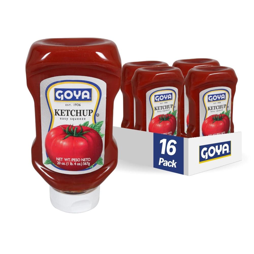 image:imageGoya Foods Ketchup 20 Ounce Pack of 16