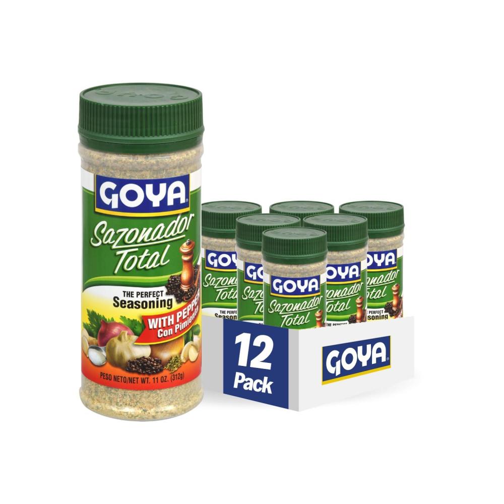 image:imageGoya Foods Sazonador Total Seasoning with Pepper 11 Ounce Pack of 12