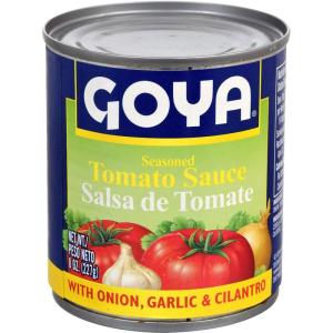 image:imageGoya Foods Tomato Sauce with Cilantro Onion amp Garlic 8 Ounce Pack of 48Garlic Tomato