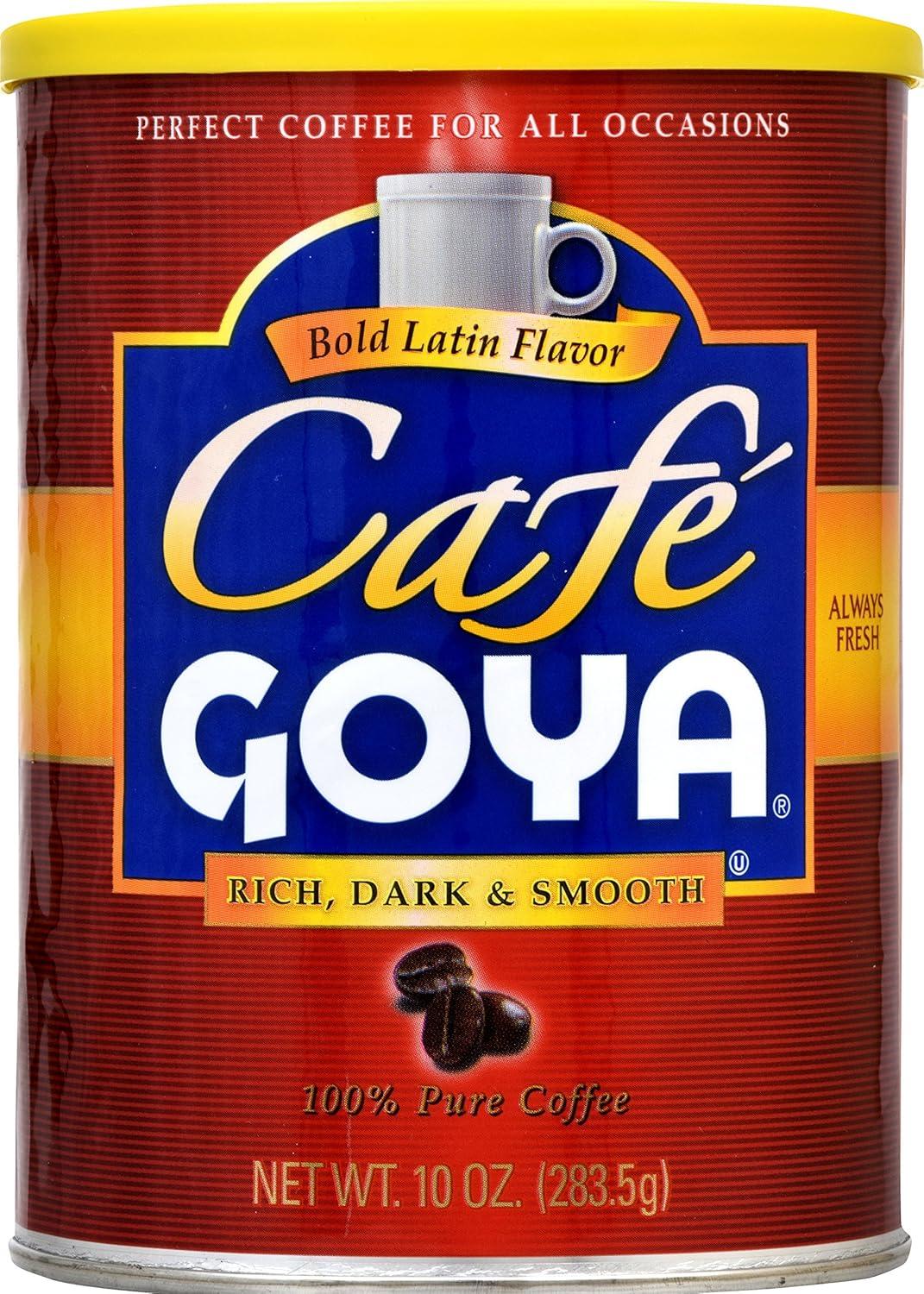 image:imageGoya Foods 100 Pure Latin Coffee Rich Dark amp Smooth 10 Ounce Can