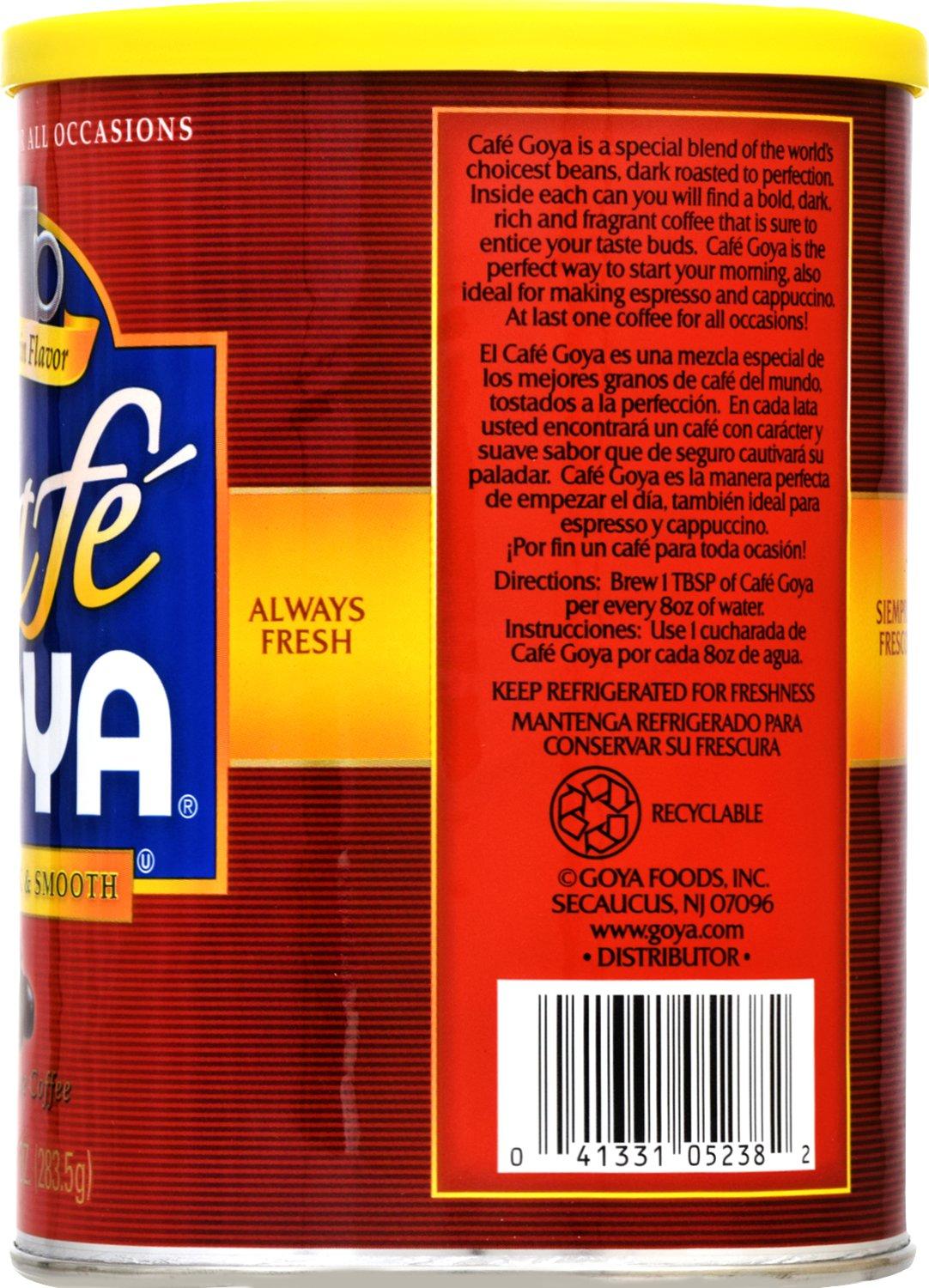 image:imageGoya Foods 100 Pure Latin Coffee Rich Dark amp Smooth 10 Ounce Can