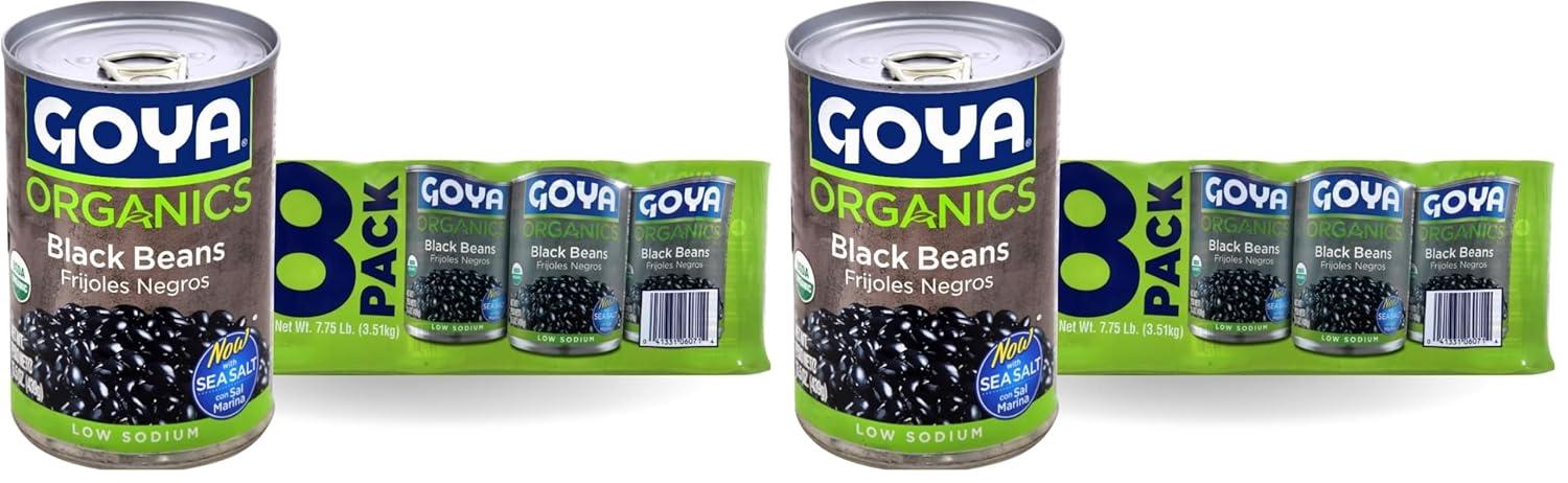 image:imageGoya Foods Organic Black Beans 155 Ounce Pack of 24Black Beans