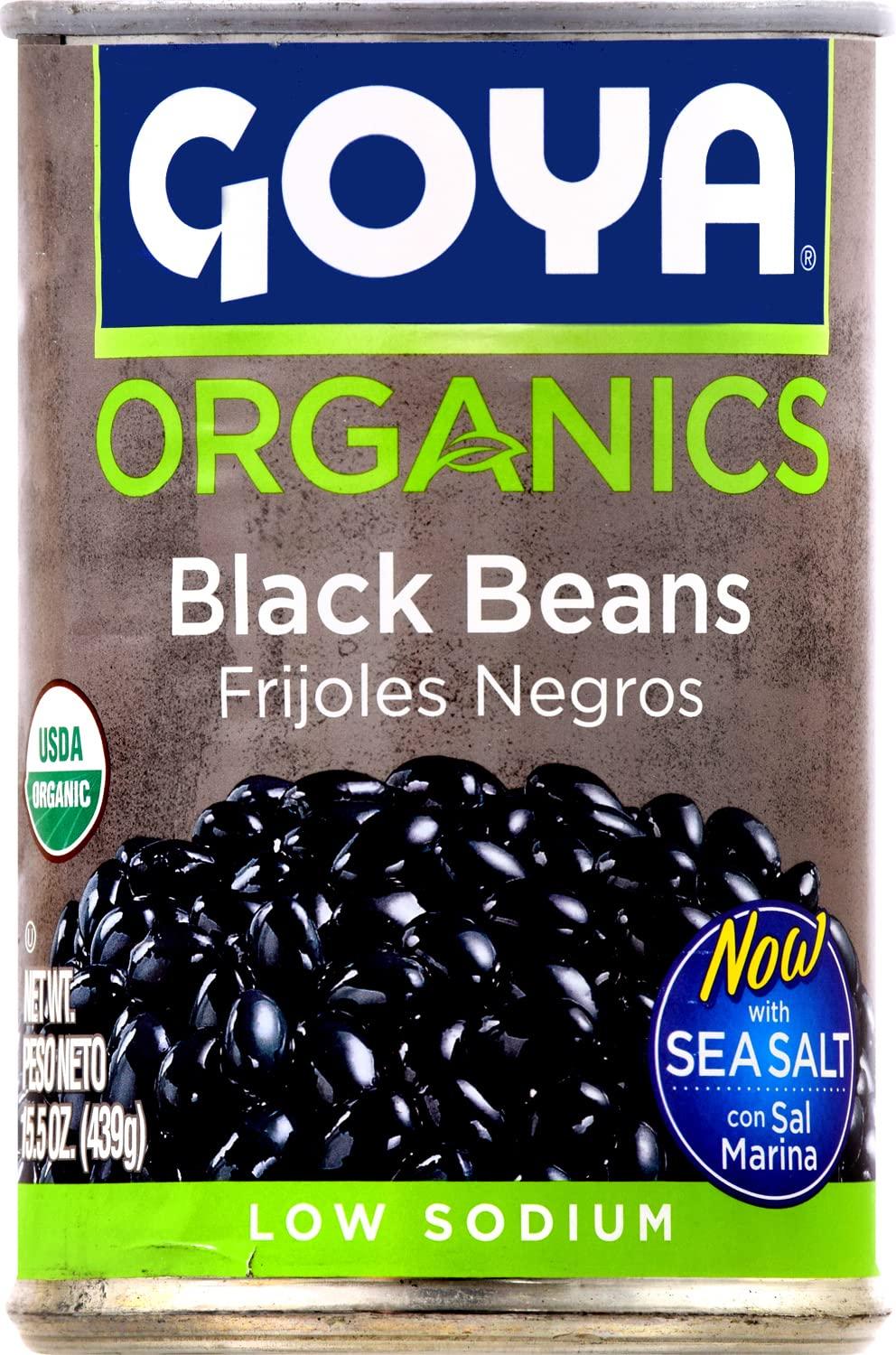 image:imageGoya Foods Organic Black Beans 155 Ounce Pack of 24Black Beans