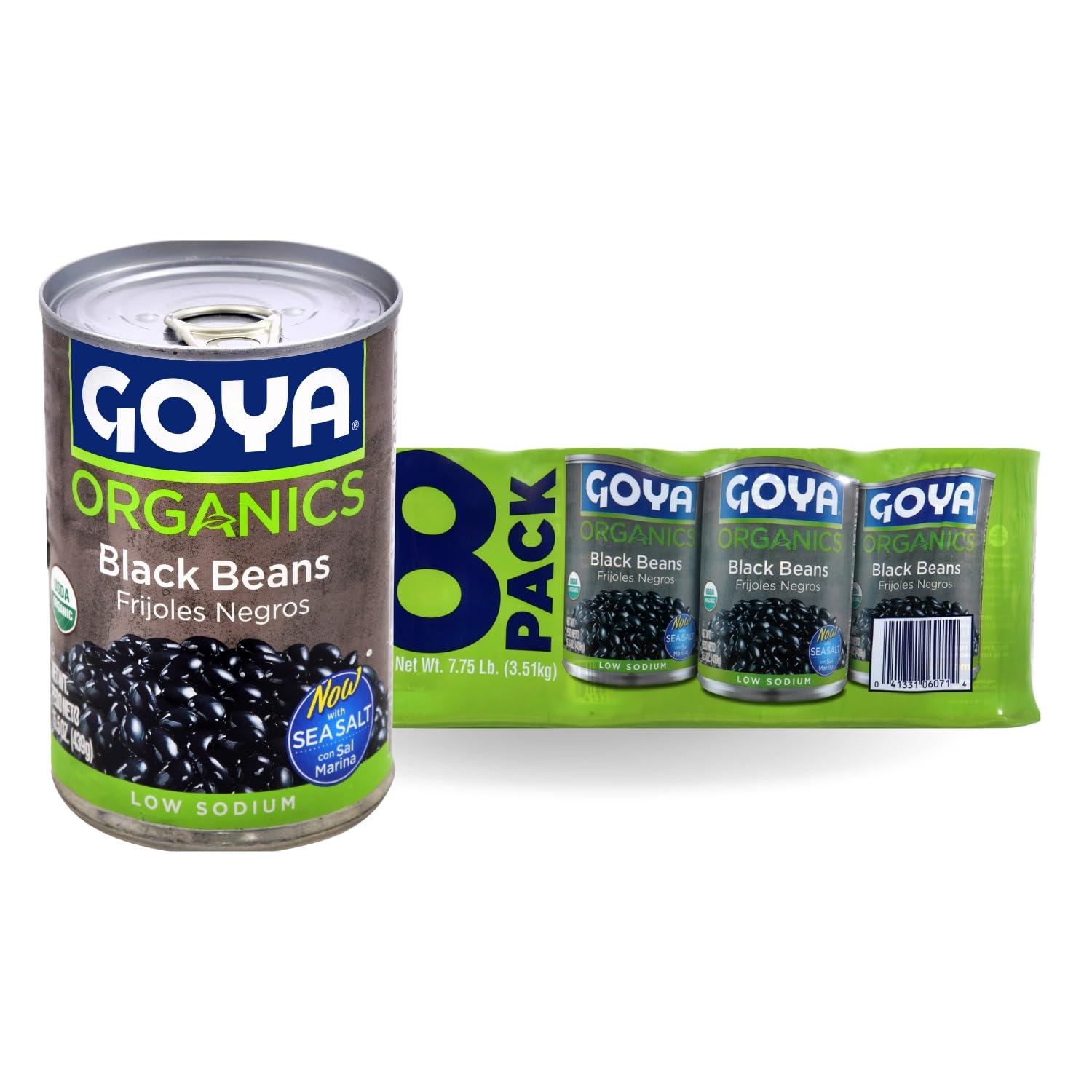 image:imageGoya Foods Organic Black Beans 155 Ounce Pack of 24Black Beans